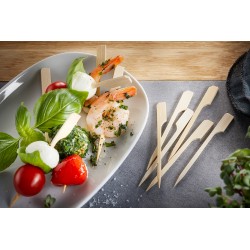 Brochettes en bois NATURA, 9 cm