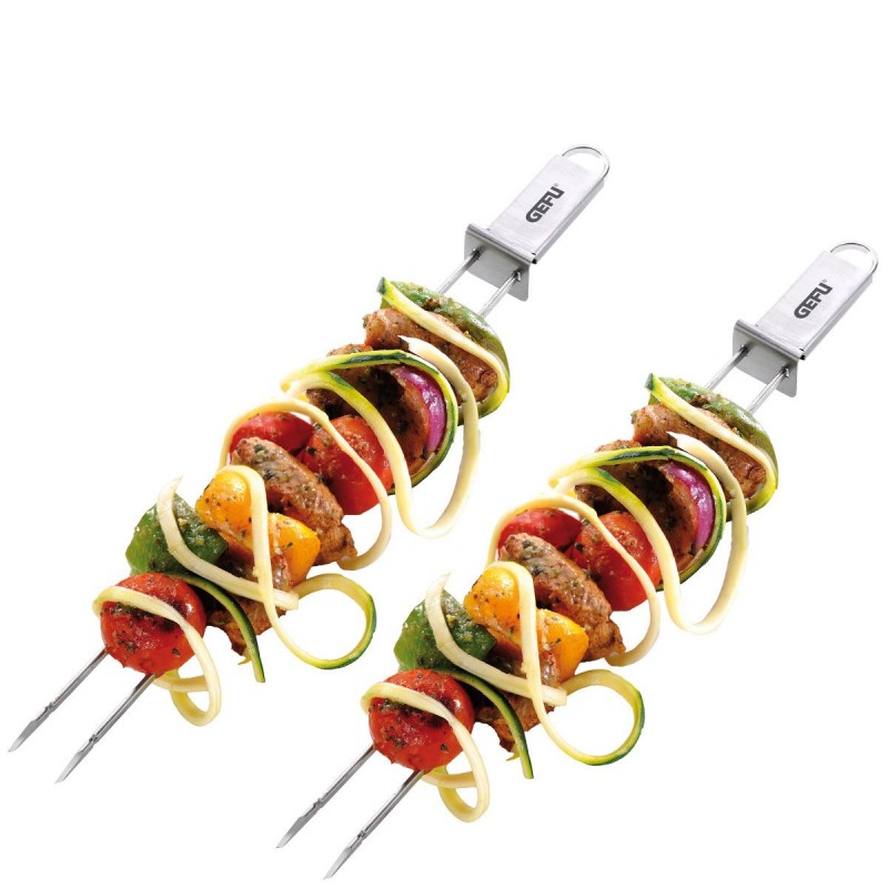 Set de 2 brochettes à barbecue "Twinco"